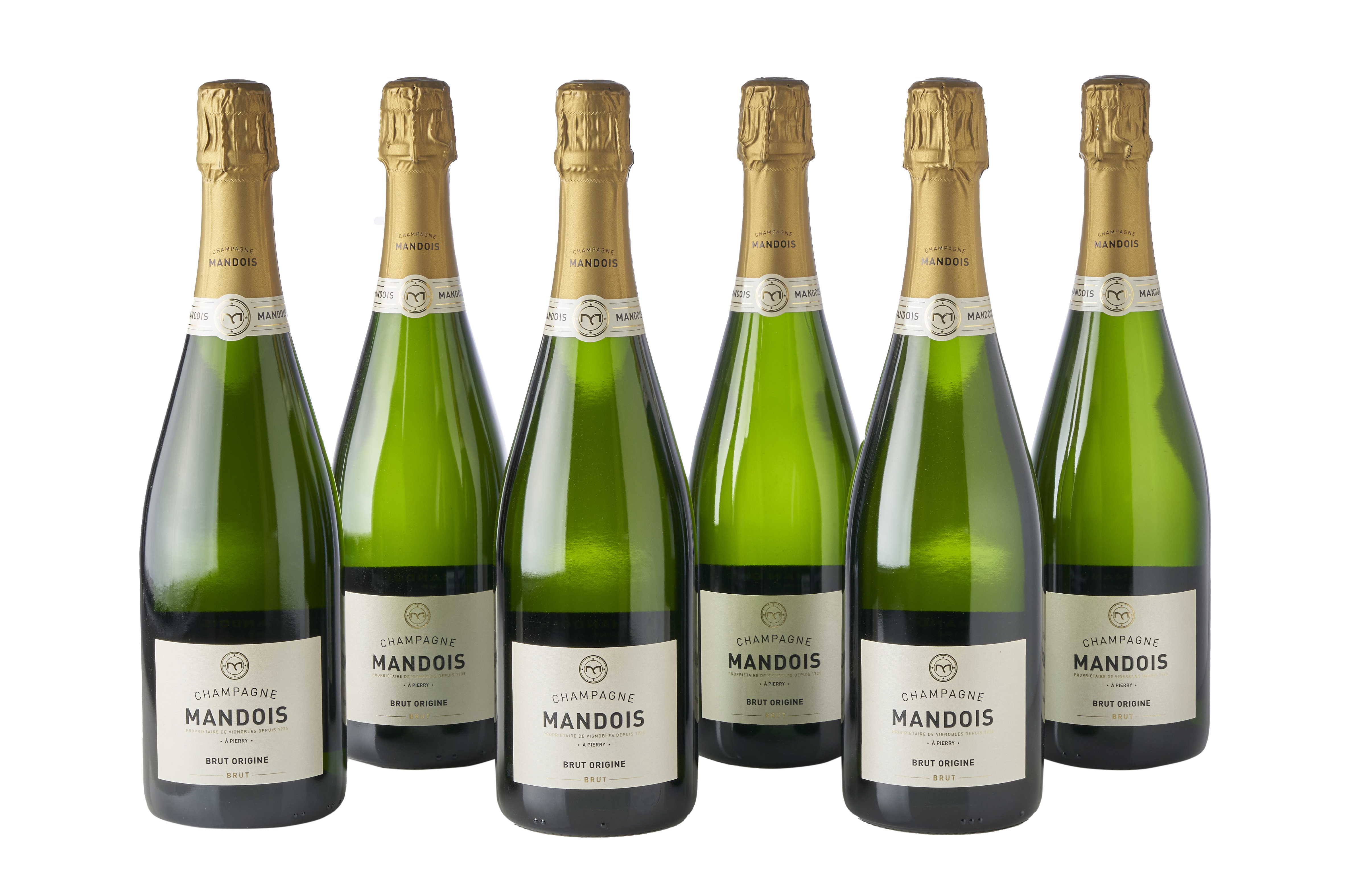 Henri Mandois Champagner Brut Origine 6er