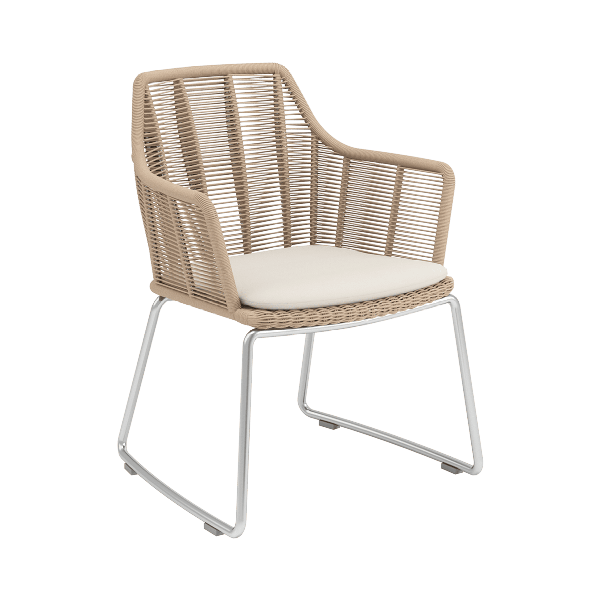 Amari Armlehnstuhl Sitzkissen Linum